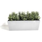 ECOPOTS Brugge Blumentopf - Weiß-grau 55 cm