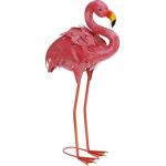 Flamant rose en métal - 55 cm