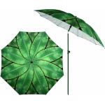 Parasol avec impression de feuilles de bananes