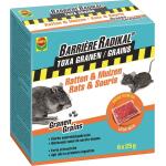 Grains de poison pour souris Barriere radical 6 x 25 g