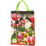 Sac shopping avec un mélange de tulipes 'Love what you Grow' (30 pièces)