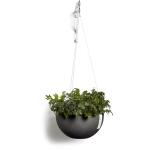 ECOPOTS Brussels Hängekorb - Anthrazit Ø 27 cm