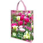 Sachet cadeau avec un mélange de bulbes de tulipes 'Love what you Grow'