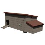 Poulailler Bungalow Large - 184 x 75 x 74 cm