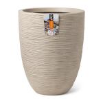 Pot CAPI Waste elegant low rib NL 34 x 46 cm - beige