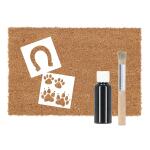 Paillasson DIY avec kit de peinture - traces d'animaux