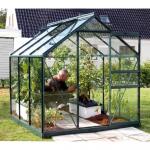 Serre Vitavia Venus en aluminium vert - 1,93 x 1,95 x 1,97 m -  3,8 m²