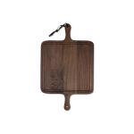 Planche carrée XL pour barbecue Dutchdeluxes - bois de noyer