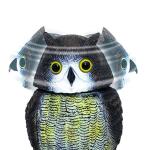 Hibou articulé - répulsif pour oiseau