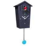 Horloge murale Birdhouse KooKoo - noire