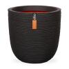 CAPI pot de fleurs bol Rib NL 55 x 53 cm - noir