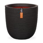 CAPI pot de fleurs bol Rib NL 55 x 53 cm - noir