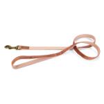 Laisse pour chien Velura en velours rose - 2 cm - Designed by Lotte