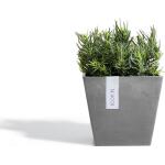 ECOPOTS Rotterdam - gris 20  cm