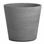 ECOPOTS Amsterdam wheels - gris Ø 60 cm 