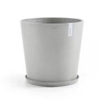 Soucoupe ECOPOTS Amsterdam - gris blanc Ø 60