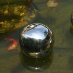 Boule miroir en inox - 18 cm