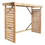 Abri de rangement pour le bois Dallas - L - 2,7 m³