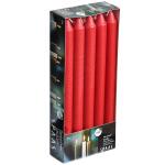 Bougies de table rouges - Hauteur de 24 cm