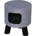 Petit tabouret bleu pour chats Omar - Ø 42 cm