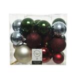 Assortiment de boules de Noël - Veillée de Noël (26 pièces)