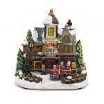 Scène de Noël Toy shop - 18 x 13.5 x 17.5 cm