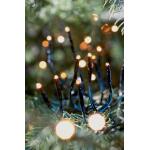 Weihnachtsbeleuchtung Cluster 1128 Led schwarz mit Dimmer - 10 m