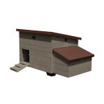 Poulailler Bungalow Small - 129 x 75 x 74 cm