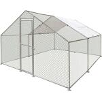 Poulailler Doerak, en acier galvanisé 12 m² - 4 x 3 x 2 m