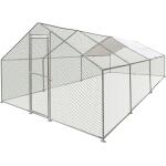 Poulailler Doerak, en acier galvanisé 18 m² - 6 x 3 x 2 m