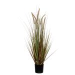 Pennisetum 'Dogtail' artificiel en pot - 45x120 cm