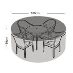 Housse de protection pour meuble de jardin rond T + 4/6 c 