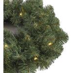 Norton Weihnachtskranz grün mit LED-Leuchten - Ø 60 cm