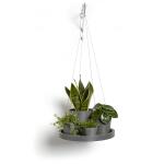 ECOPOTS plateau suspendu - gris Ø 36 cm 