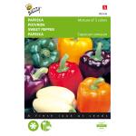 Poivron Melange de 5 Couleurs - Capsicum annuum