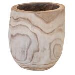 Vase en bois de Paulownia Ø 23 x 27 x 32 cm