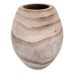 Vase en bois de paulownia Ø 24 x 30 cm