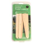 Etiquettes en bois pour plantes - 15 cm