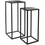 Ensemble de tables d'appoint MICA GOA - H 60 et 70 cm (2 pièces)