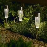 Eclairage de jardin sur énergie solaire avec piquet