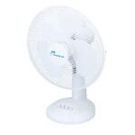 Ventilateur de table avec fonction pivotante Ø 30 cm - blanc