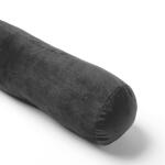 Boudin de porte FINN en velours 90 x 10 cm - gris anthracite