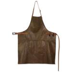 Tablier pour BBQ vintage en cuir brun Dutchdeluxes