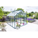 Serre Vitavia Saturn en aluminium vert - 2,57 x 3,21 x 2,54 m -  8,3 m²