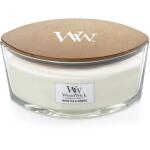 Bougie Ellipse WoodWick White Tea & Jasmine