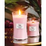 Bougie Medium WoodWick - Bois de rose