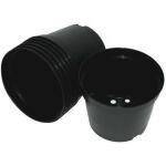 Pot rond noir - 1,5L